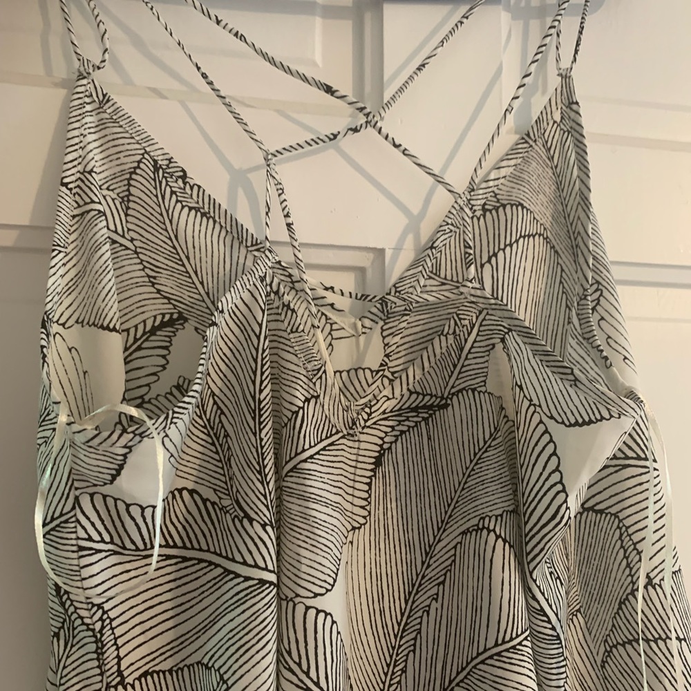 Women's Feather Spaghetti Strap Tank Top